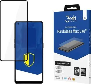 Xham mbrojtës 3MK HardGlass Max Lite për OPPO Reno 7 Lite 5G, fortësi 9H, black