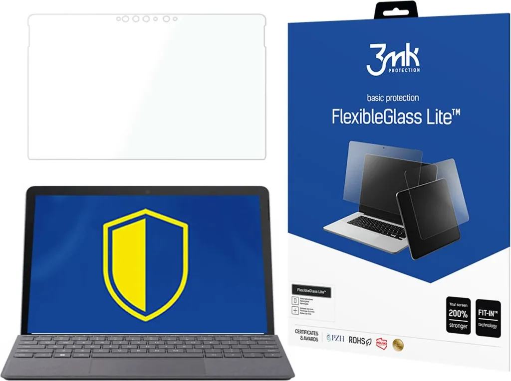 Xham hibrid FlexibleGlass Lite për tablet Microsoft Surface Go 3/Go 4, 3mk Protection - 1