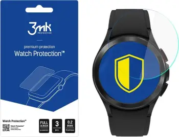 Stiker mbrojtës 3MK Tempered Glass për Galaxy Watch 4 Classic 46mm, xham i kalitur, transparent
