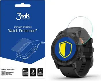 Stakllë mbrojtëse hibride 3mk FlexibleGlass Lite për Garmin Fenix 7 Pro Solar, 0.2mm, transparente