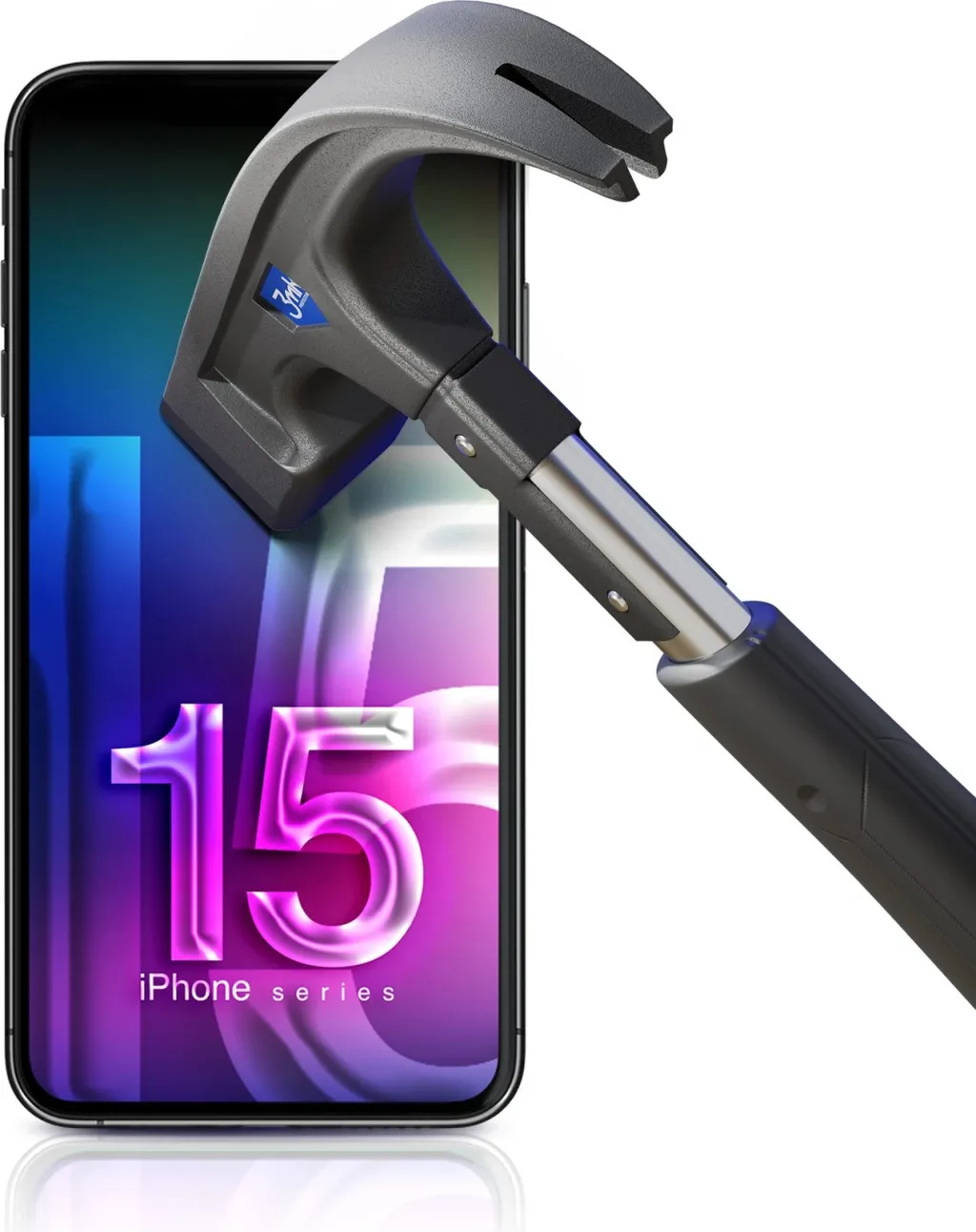 Xham mbrojtës 3mk HardGlass Max Lite për iPhone 15 Pro Max - 3