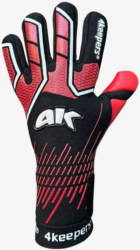 Doreza portieri për meshkuj 4keepers, të zeza e të kuqe - 2