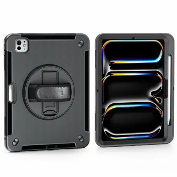 Aksesorë për tablet 4smarts Rugged Case Grip for Apple iPad Pro 11″ (M4.2024) – Zezë
