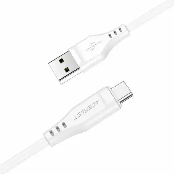 Kabllo USB Acefast C3-04, 1.2m, 3A, e bardhë