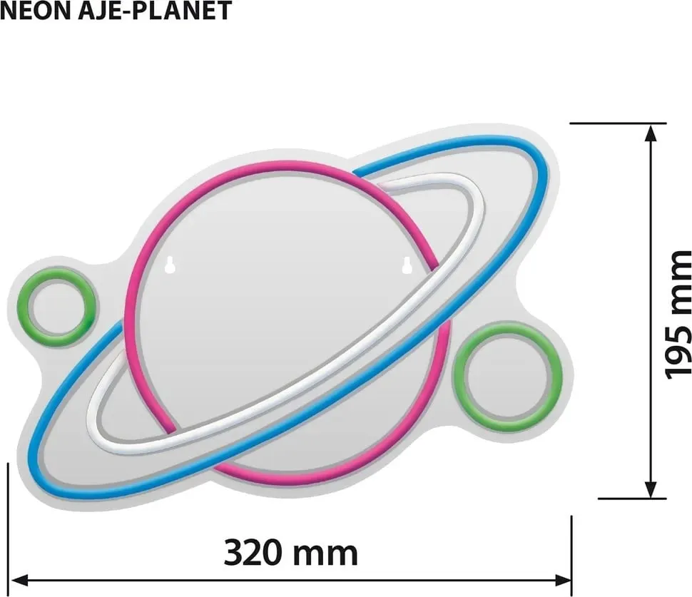 Dritë LED Activejet AJE-NEON PLANET, Multikolor - 4