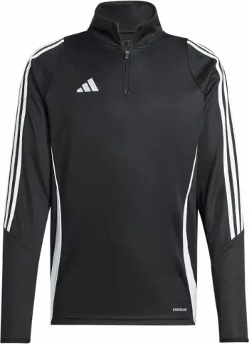 Bluzë stërvitjeje Adidas Tiro 24 Training Top M IJ9963, për meshkuj, me zinxhir, e zezë