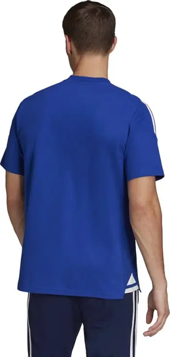 Polo maicë adidas për meshkuj, blu