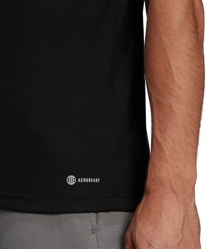 Maicë polo për meshkuj adidas, e zezë - 4