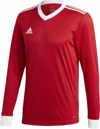 Bluzë sportive fëmijësh Adidas Entrada 22 Jsy Jr H57496, poliestër i ricikluar, AeroReady, e kuqe