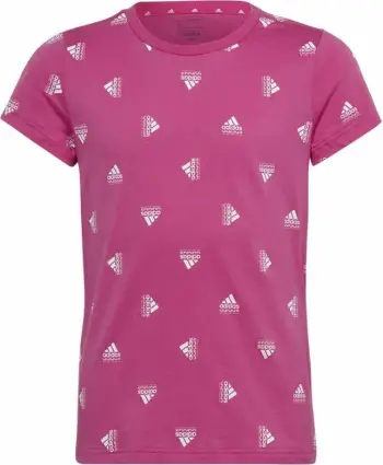 Bluzë sportive adidas BLUV Tee Jr IB8920, për fëmijë, pambuk, rozë