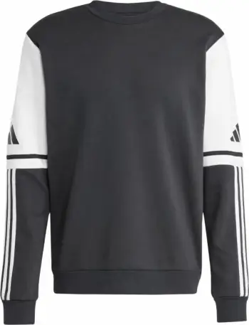Bluzë duks Adidas Squadra 25 Sweat Crew M JE2780, për meshkuj, pambuk, e zezë