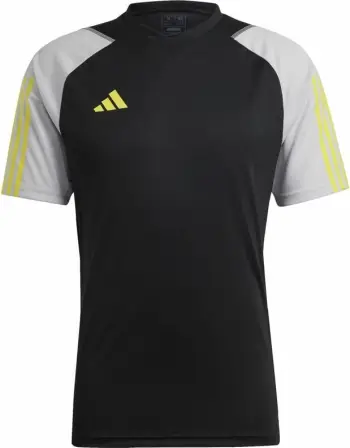 Fanellë adidas për meshkuj, e zezë me të verdhë dhe gri