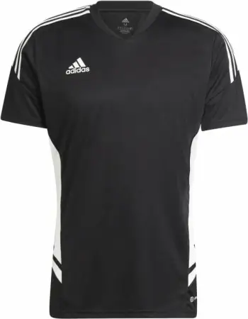 Fanellë futbolli për djem adidas, e zezë