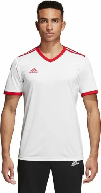 Fanellë futbolli për meshkuj adidas, e bardhë
