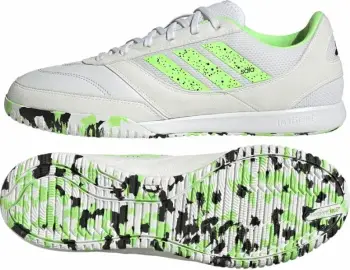 Këpucë futbolli Adidas Top Sala Competition II IC, për sallë, lëkurë, të bardha