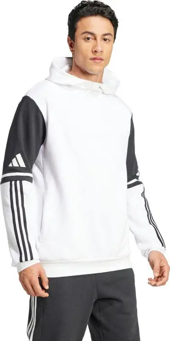Bluzë me kapuç Adidas Squadra 25 Hoodie M JD2976, për meshkuj, e zezë e bardhë