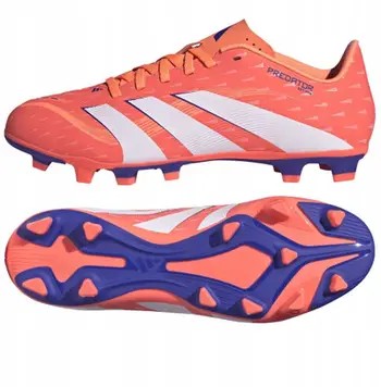Këpucë futbolli adidas Predator Club JH8846, FG MG, sintetike, portokalli