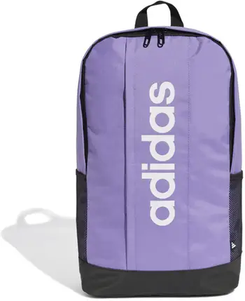 Çantë shpine adidas Linear IN6124, xhep për shishe, përditshme, vjollcë