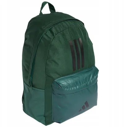 Çantë shpine Adidas Classic Bars IS7044, hapësirë për laptop, jeshile - 2