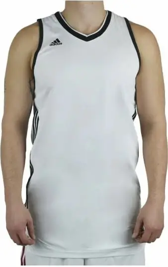 Maicë për meshkuj adidas, e bardhë