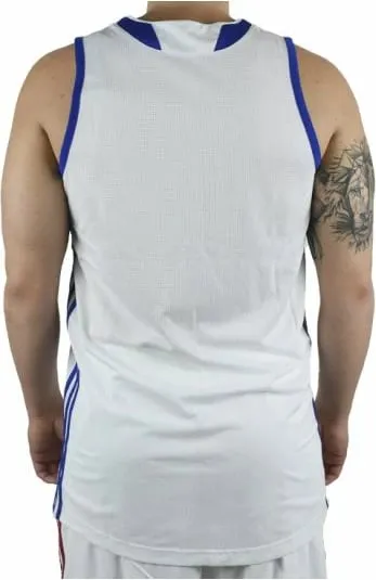 Fanellë adidas për meshkuj, e bardhë - 2