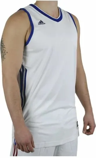 Fanellë adidas për meshkuj, e bardhë - 3