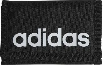 Portofol adidas Essentials Linear HT4741, mbyllje me velcro, logo e zezë