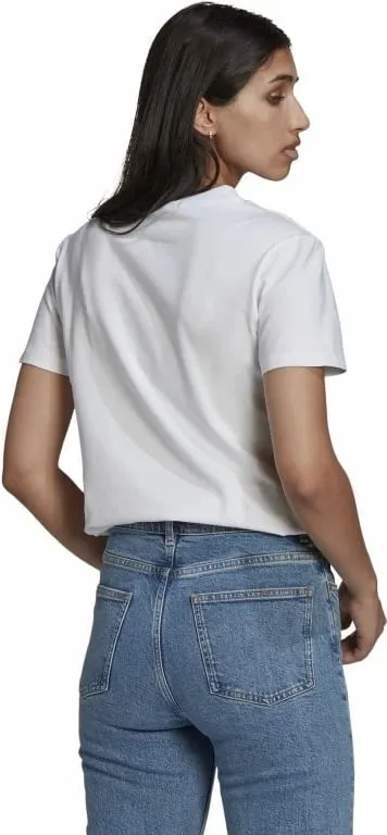 Maicë adidas Trefoil për femra, e bardhë - 2