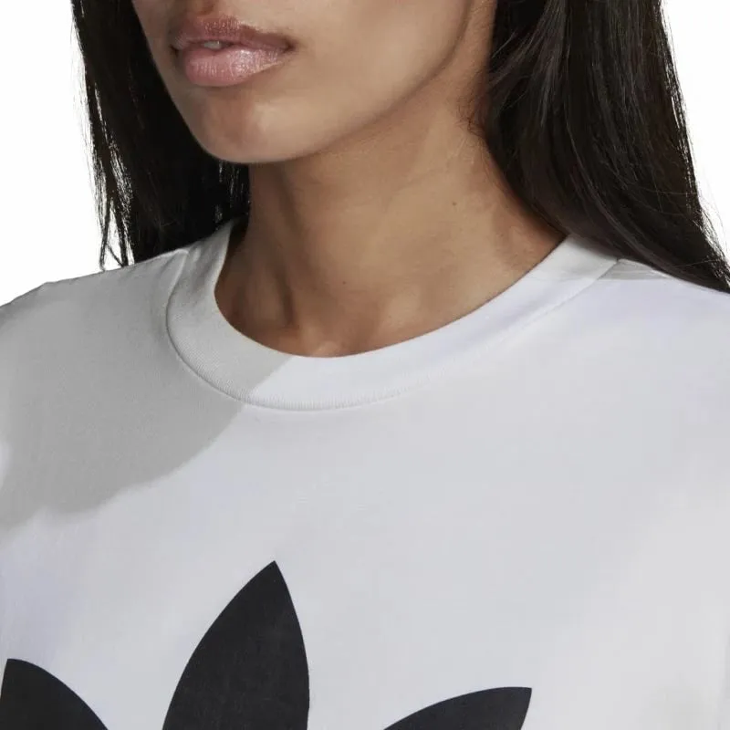 Maicë adidas Trefoil për femra, e bardhë - 3