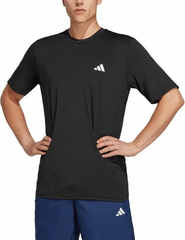 Maicë stërvitore adidas për meshkuj, e zezë - 4