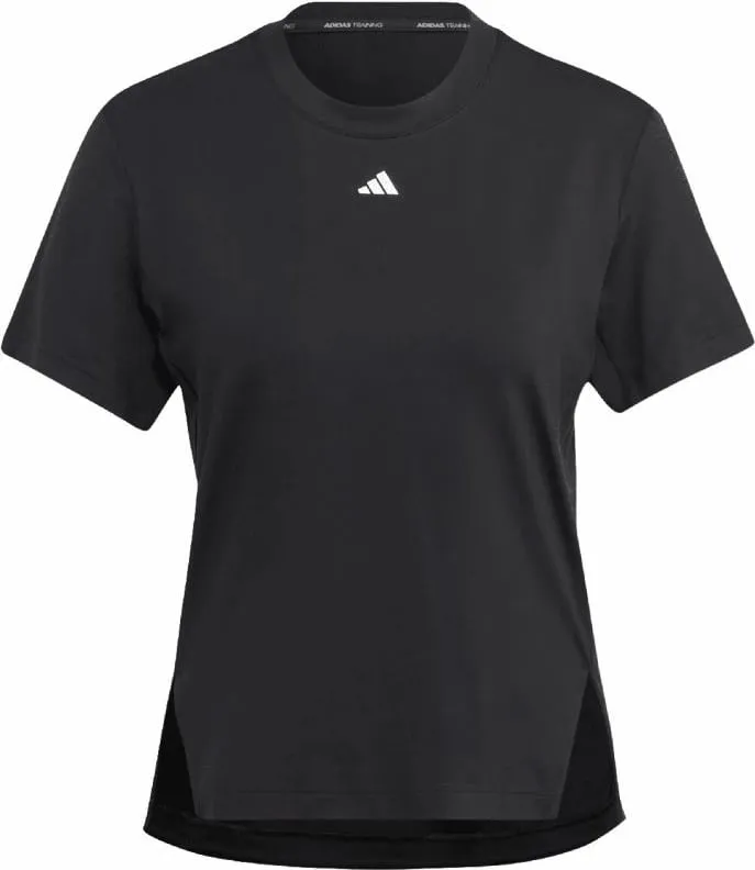Maicë stërvitore për femra adidas, e zezë - 1