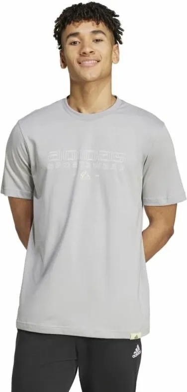 Maicë adidas për meshkuj, e hirtë - 2