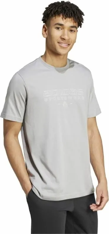 Maicë adidas për meshkuj, e hirtë - 4