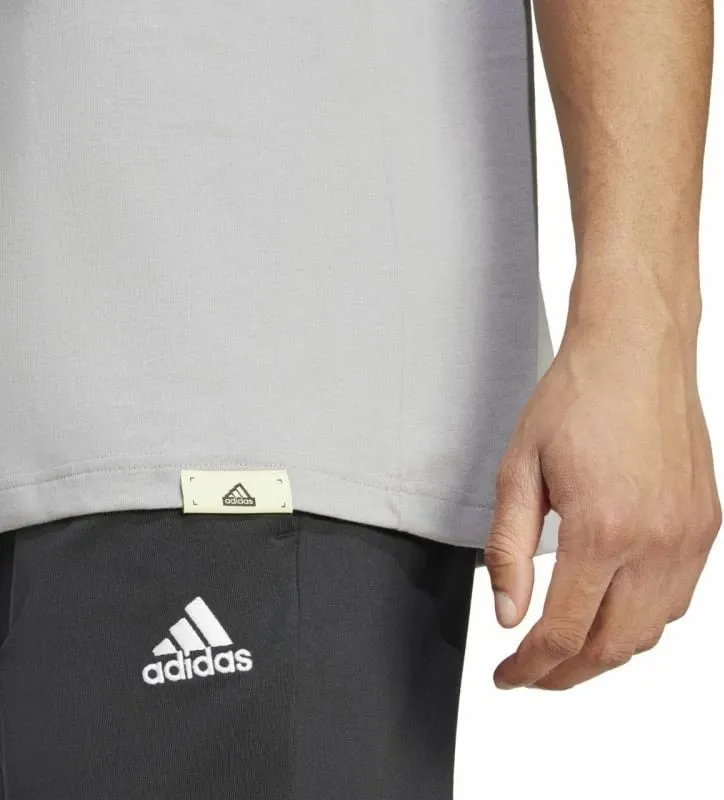 Maicë adidas për meshkuj, e hirtë - 6