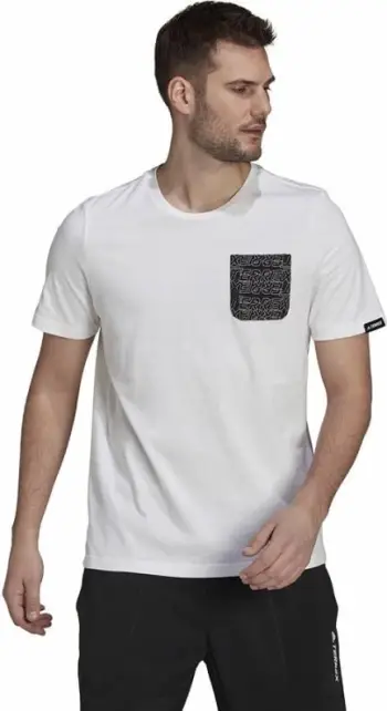 Bluzë adidas TX Pocket Tee GU8993, për meshkuj, me xhep, e zezë