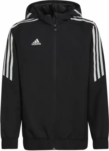 Xhaketë për mot të keq Adidas Condivo 22 Jr HA6253, për fëmijë, e zezë