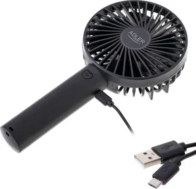 Flladitëse USB Adler Mini 9cm / 3.5 ”. e zezë - 4