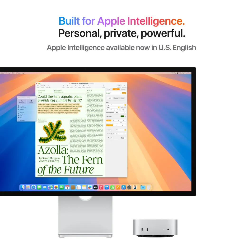 Apple Mac Mini, M4 10‑core, 24GB, 512GB SSD, 10‑core GPU, Silver - 4