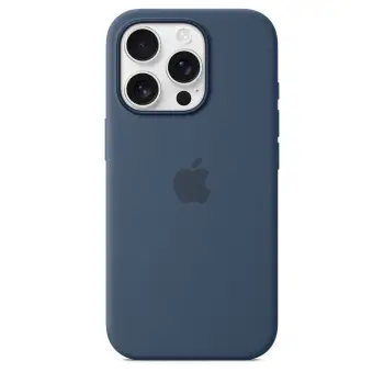 Apple iPhone 16 Pro Silicone Case with MagSafe, Denim