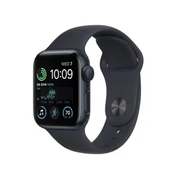 Apple Watch SE2 GPS 40mm, Midnight Aluminium Case me Midnight Sport Band, Regular