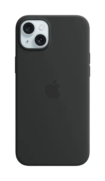 Apple iPhone 15 Plus Silicone Case me MagSafe, Black