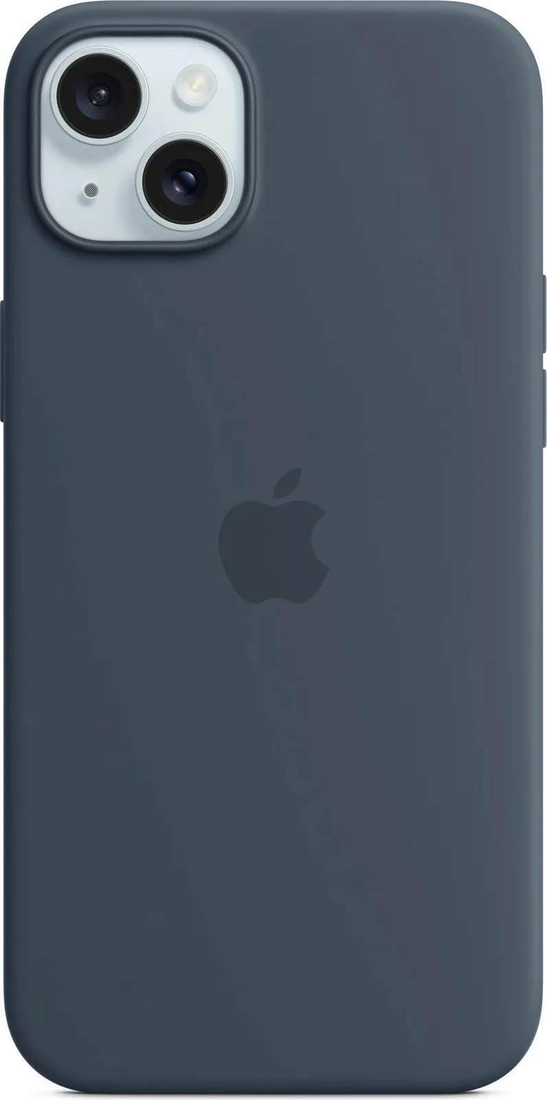 Apple iPhone 15 Plus Silicone Case me MagSafe, Storm Blue - 1