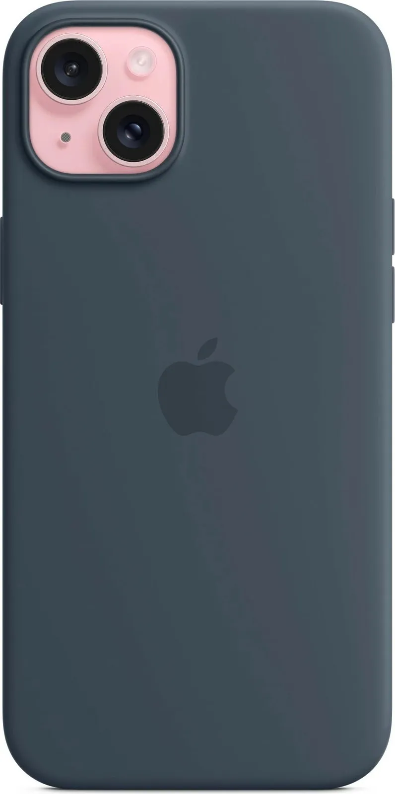 Apple iPhone 15 Plus Silicone Case me MagSafe, Storm Blue - 2