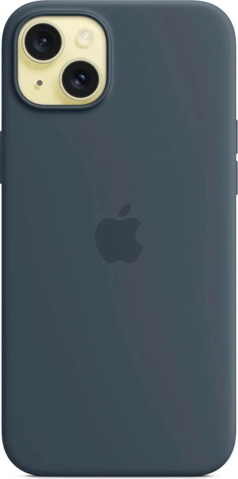 Apple iPhone 15 Plus Silicone Case me MagSafe, Storm Blue - 3