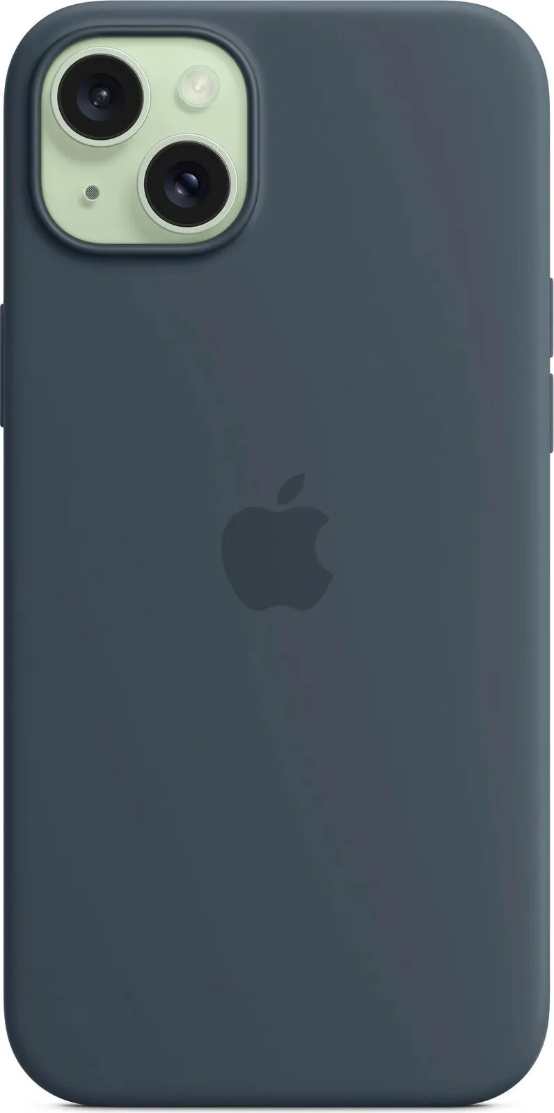 Apple iPhone 15 Plus Silicone Case me MagSafe, Storm Blue - 4