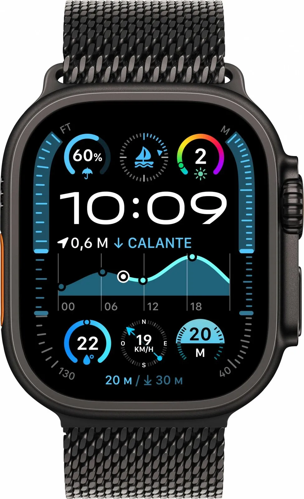 Smartwatch Apple Watch Ultra 2 GPS + Cellular 49mm, 64 GB, Black Titanium - 2