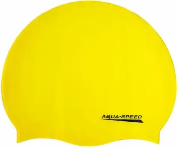 Kapele noti Aqua Speed Mono 111 18, silikon, për të rritur, e verdhë