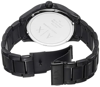 Orë dore për meshkuj Armani Exchange AX2104, e zezë - 2