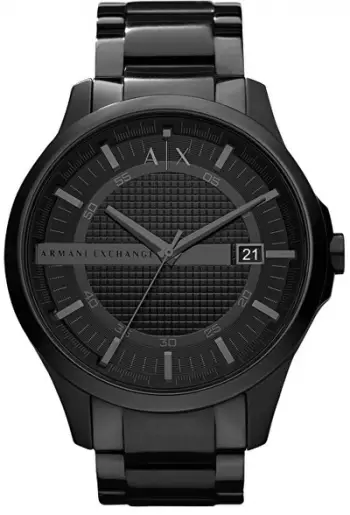 Orë dore për meshkuj Armani Exchange AX2104, e zezë