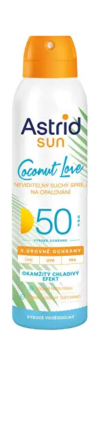 Sprej mbrojtës ndaj diellit SPF 50 Astrid, 150 ml
